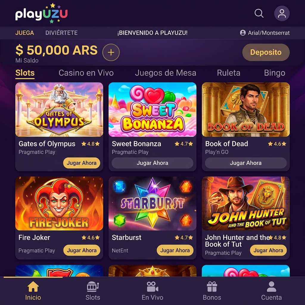 App movil playUZU Argentina